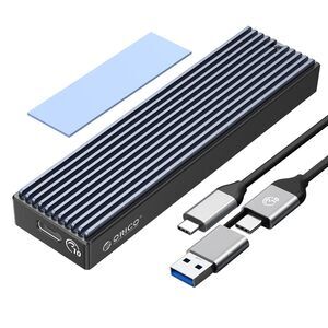 ORICO M.2 NVMe SATA SSD Enclosure, USB 3.1 Gen 2 (10 Gbps) (G2-1054)